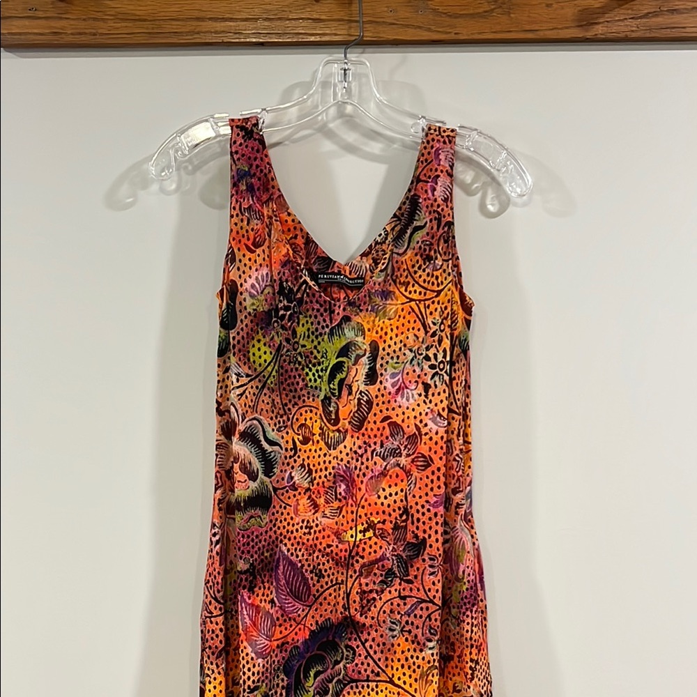 Peruvian Connection Multicolor Patterned Dress -‎ small
